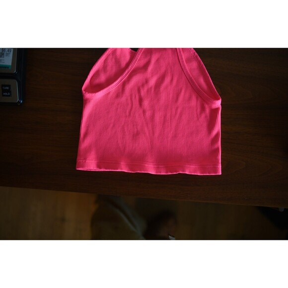 Free People BLACK Make a Move Bra Large and Hot Pink Happiness runs crop top m/l - Picture 5 of 15